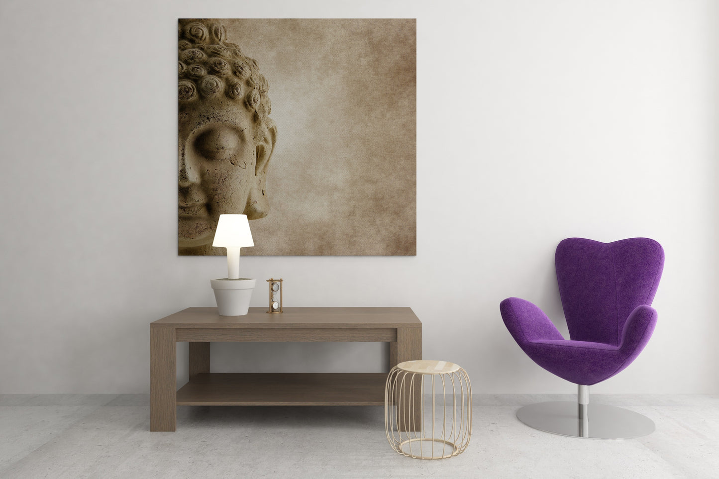Canvas Decorativo Close Up Buda
