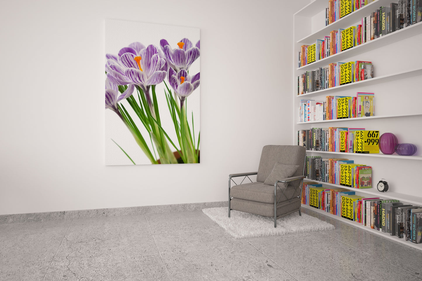 Canvas Decorativo Flowers Close-Up