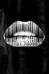 Canvas Decorativo Barcode Lips