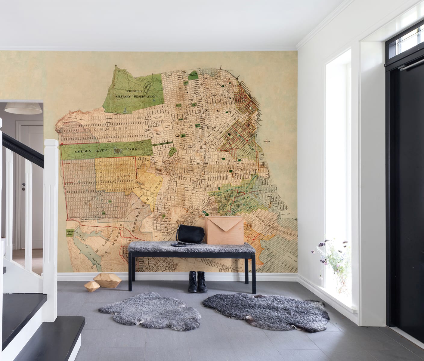 Mapa Vintage San Francisco