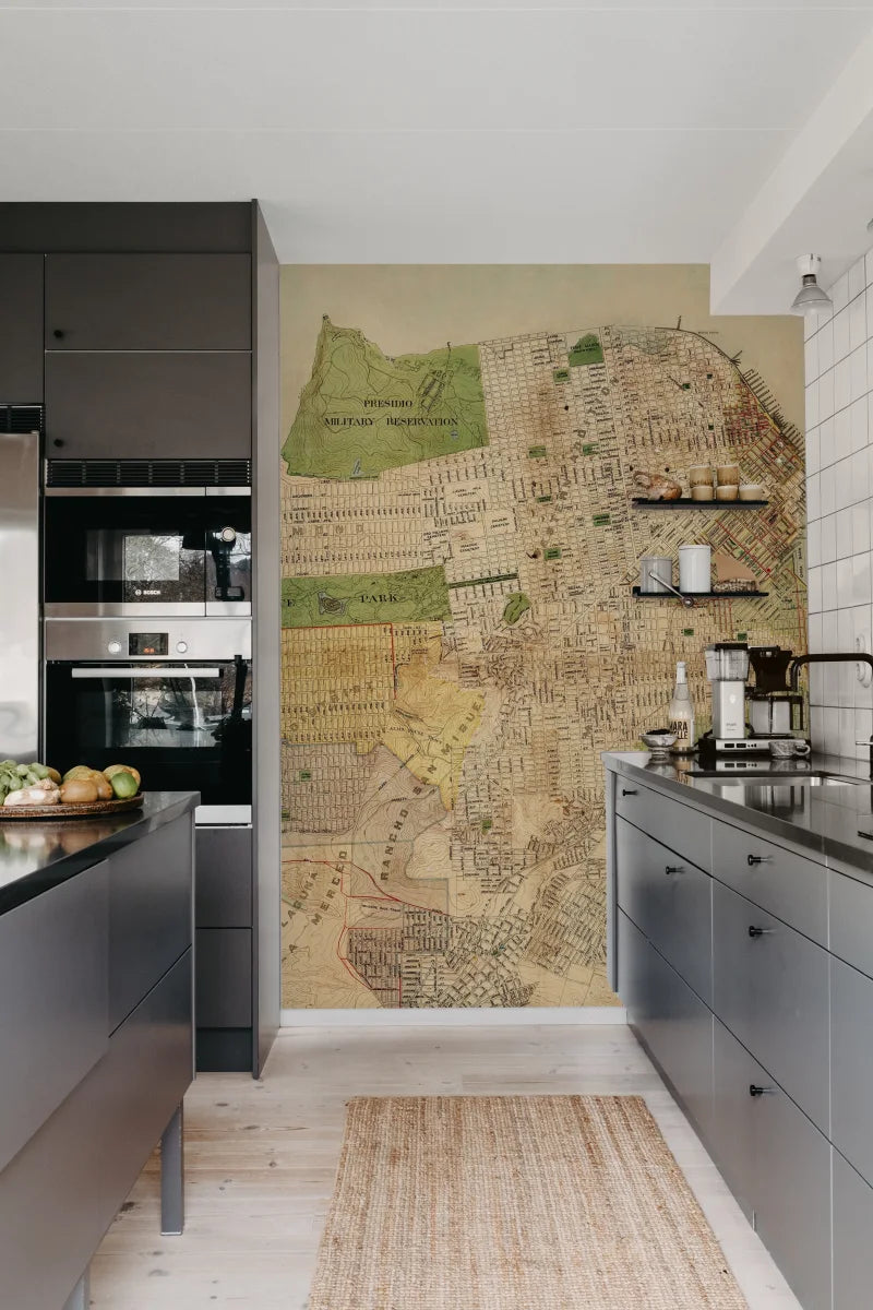 Mapa Vintage San Francisco