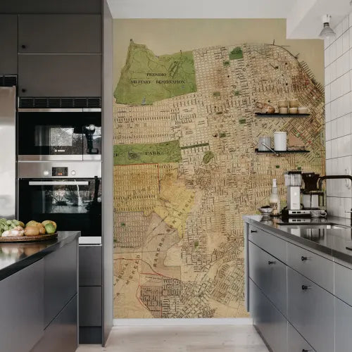 Mapa Vintage San Francisco
