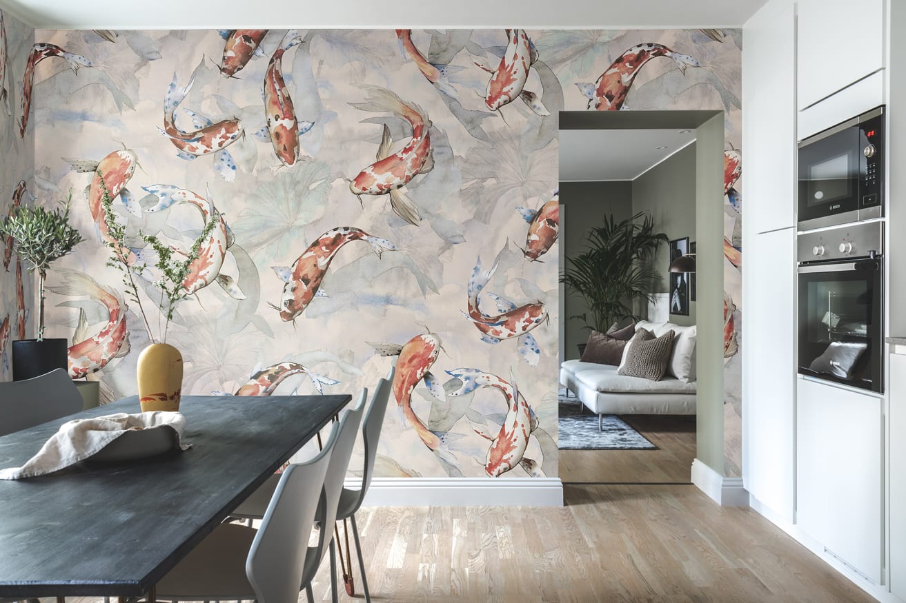 Tranquilidad de Peces Koi