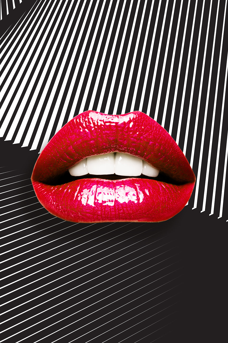Canvas Decorativo Killer Red Lips