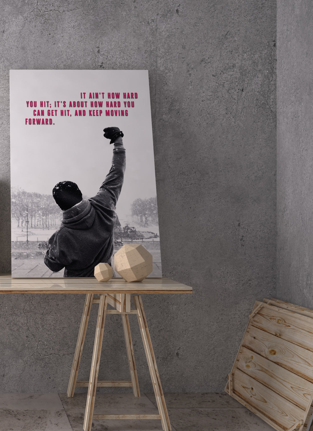 Canvas Decorativo Rocky's Speech