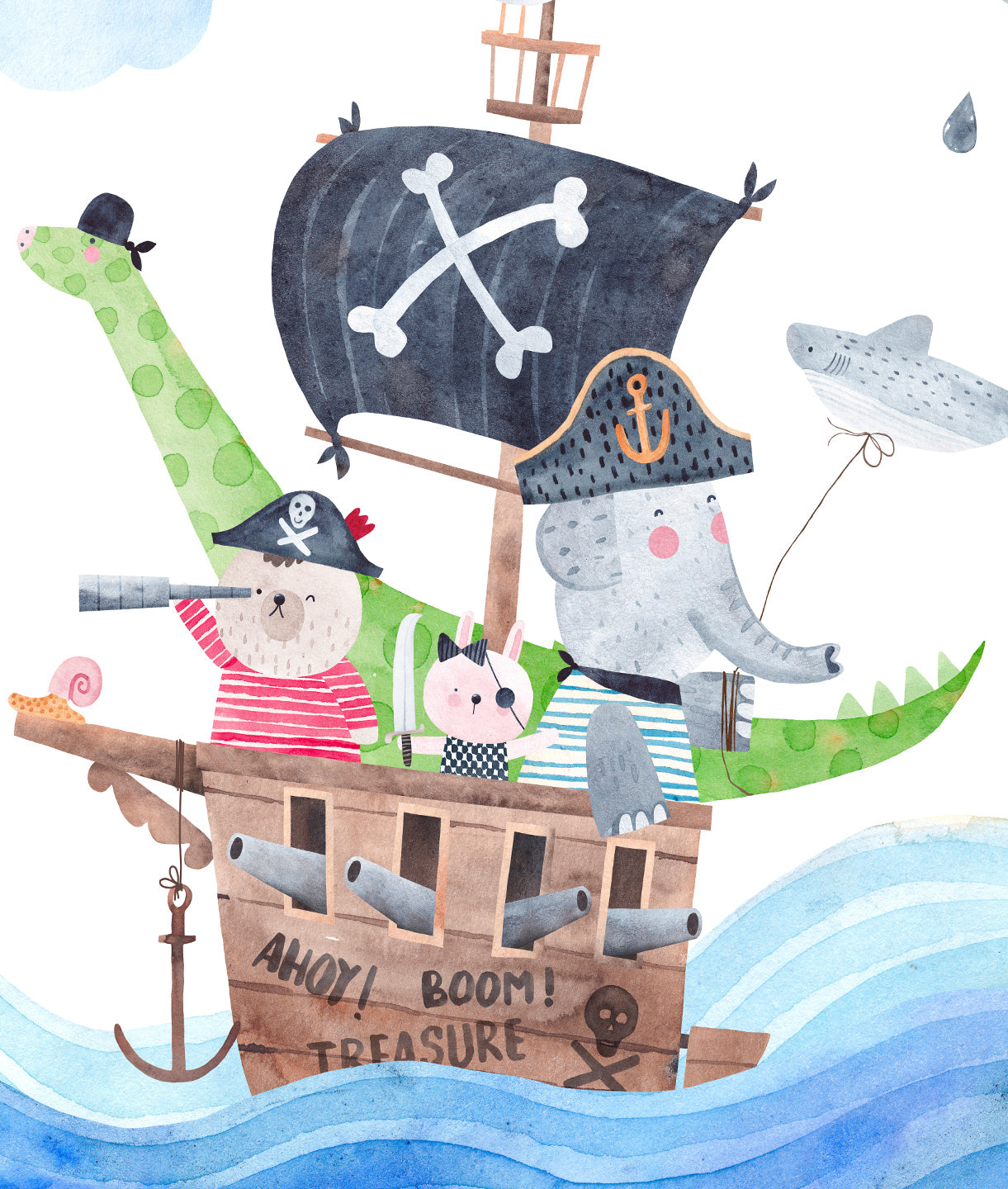 Barco Pirata y Animalitos