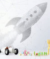 Rocket Launch Dots & Poligons