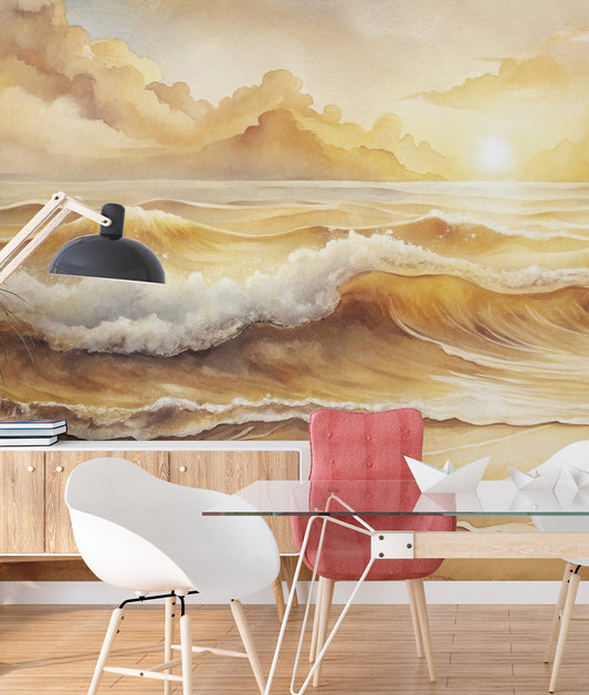 Golden Waves & Beach