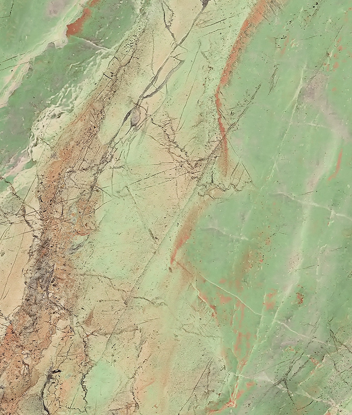 Acid Emerald Green Marble