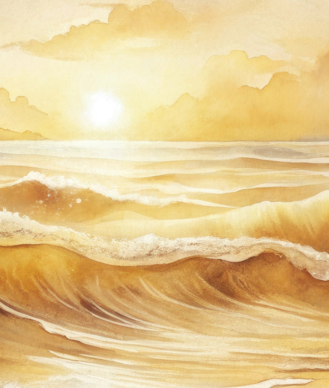 Golden Waves & Beach