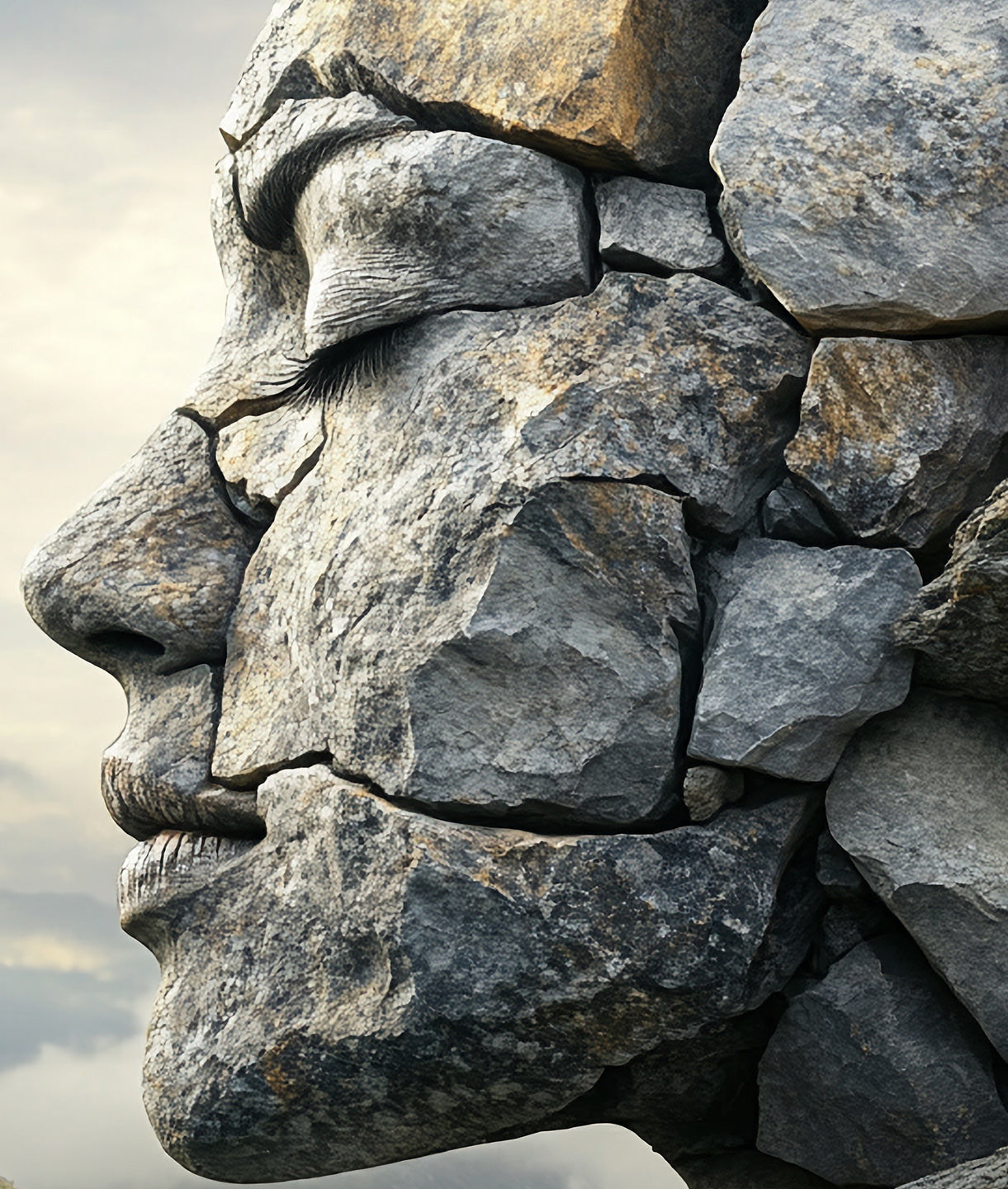 Paisaje Mágico Rostro Dama de Piedra
