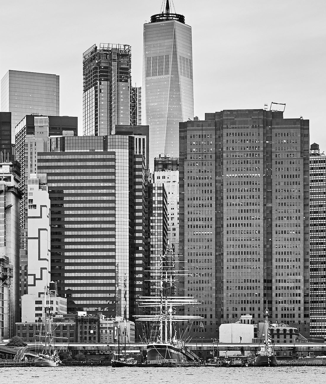 New York Skyline Black & White