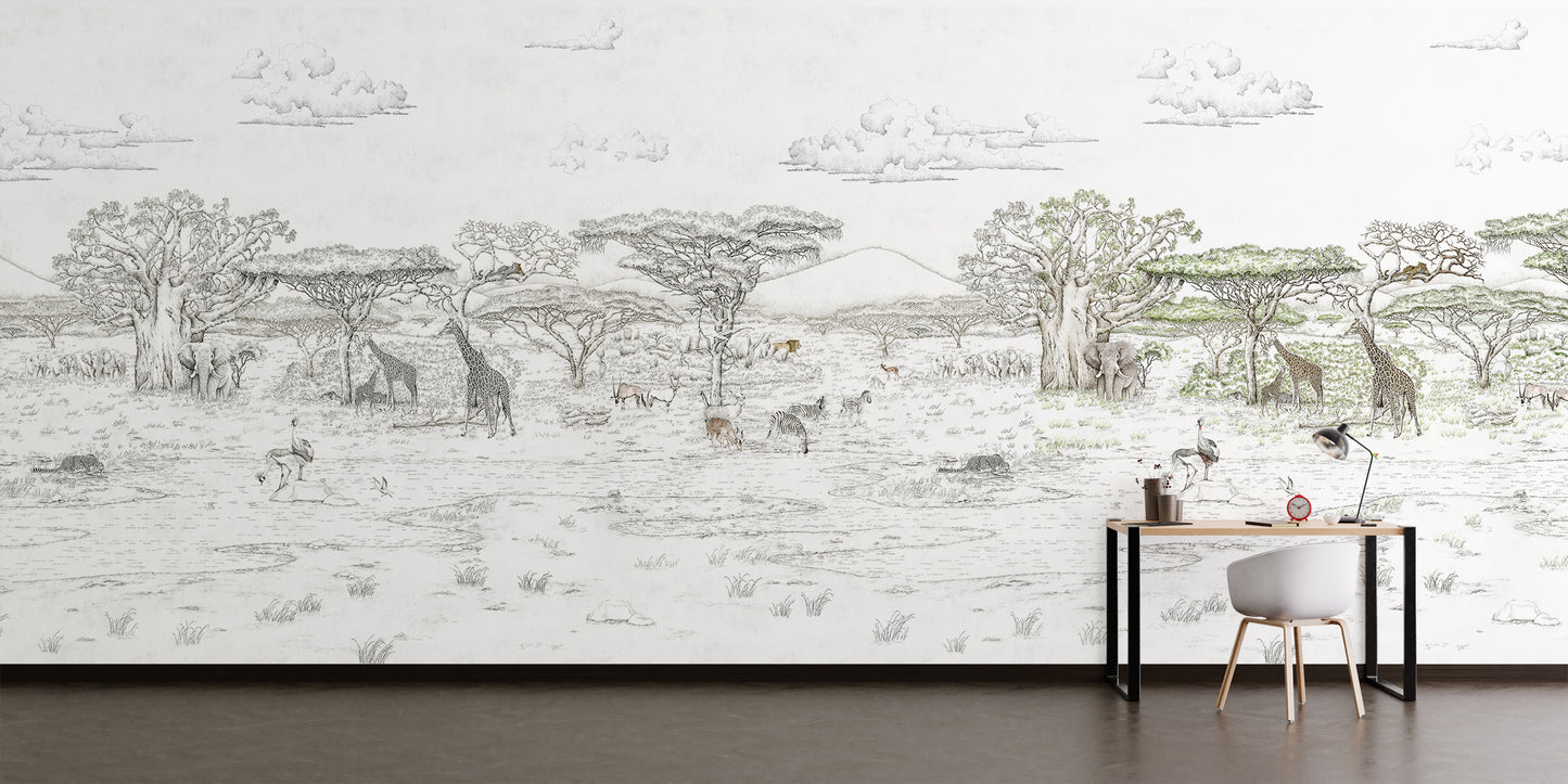 Safari Serenguetti Leones, Jirafas, Elefantes