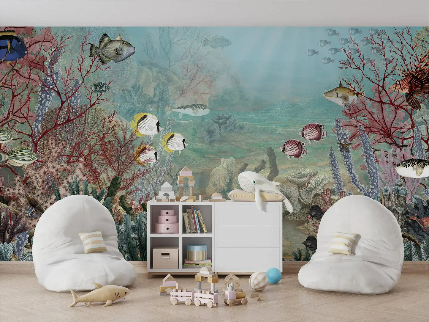 Fish & Corals Underwater Illustration