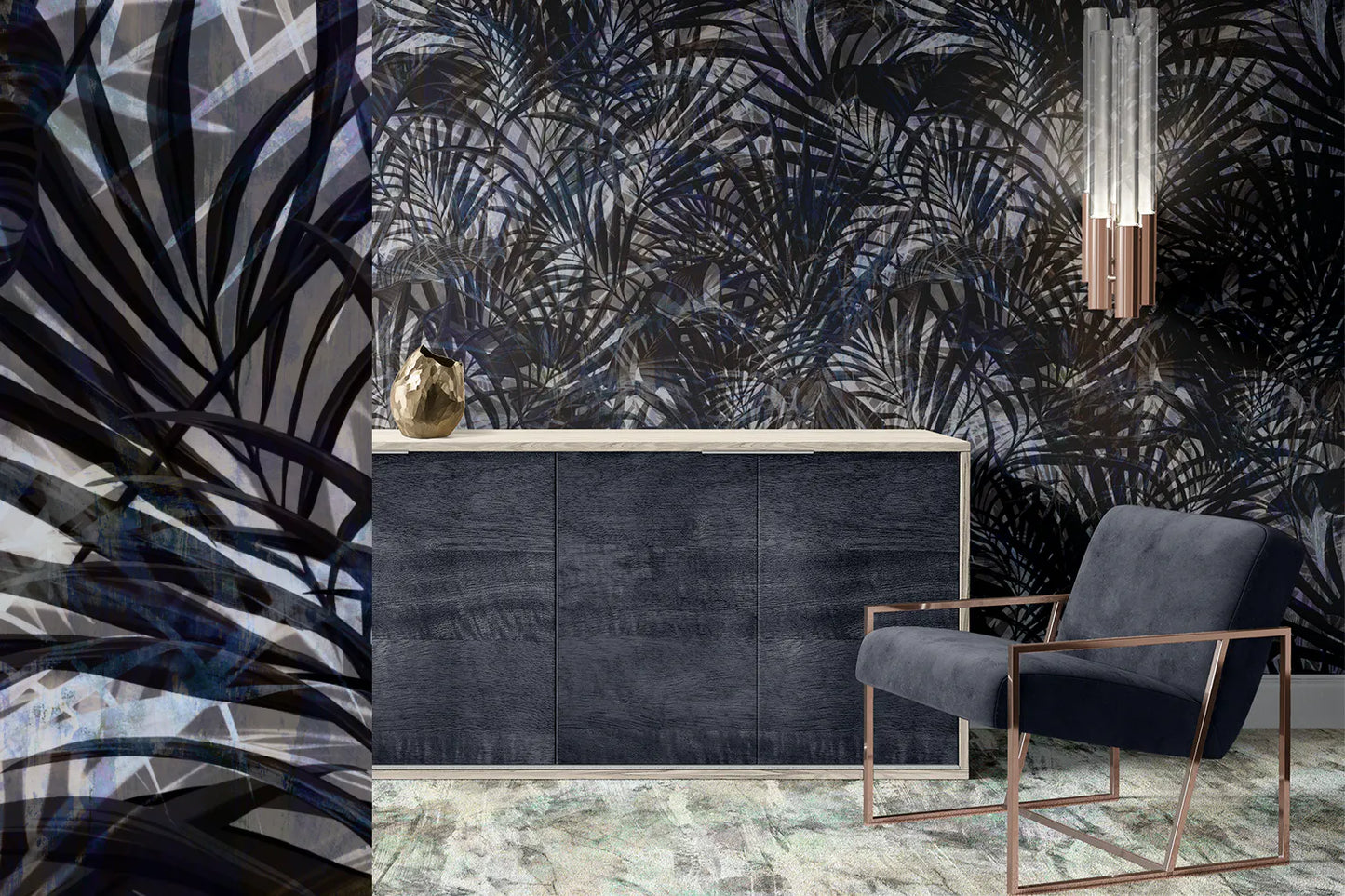 Plantas y Follaje Negro I