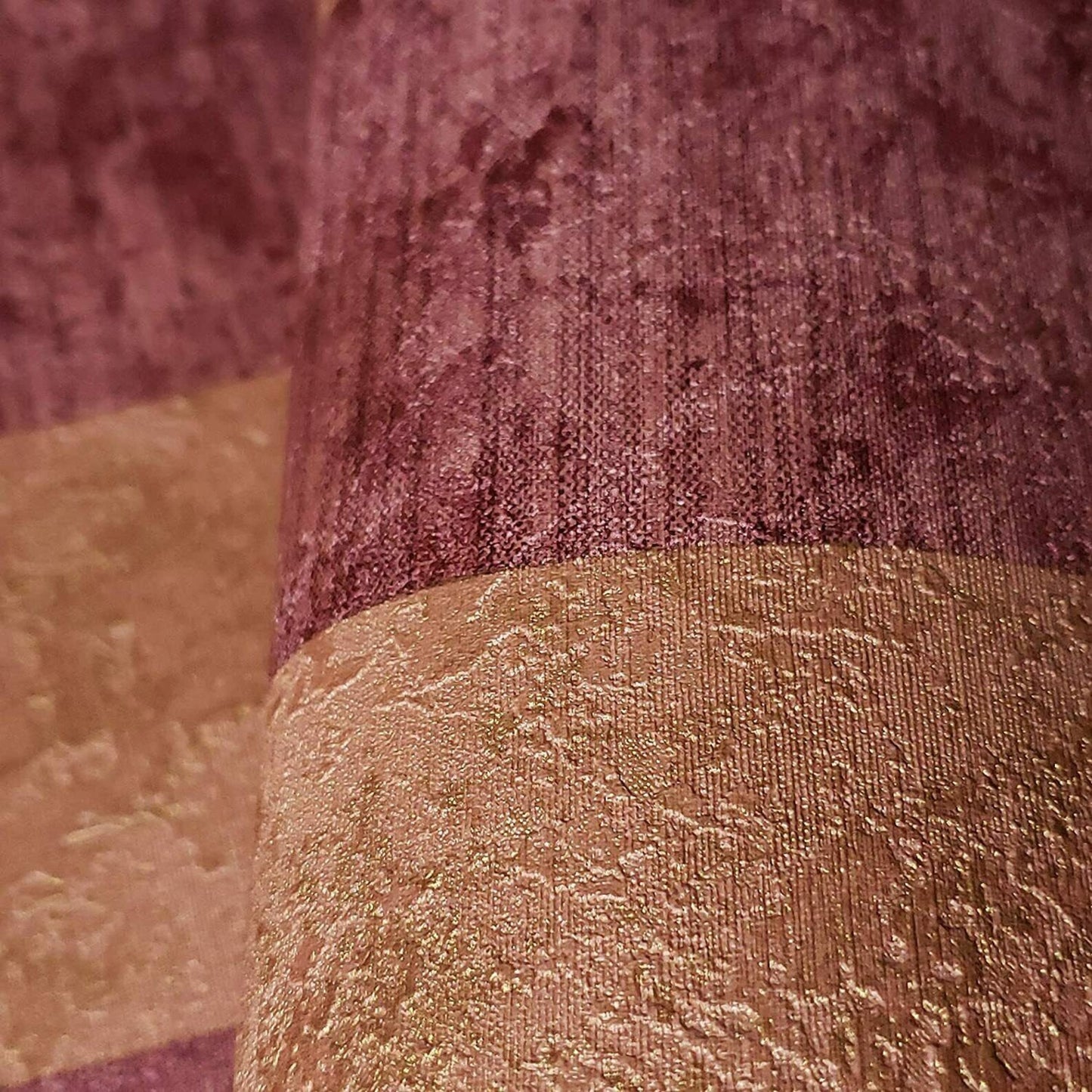 Tapiz Wallpaper Maroon and Vintage Orange
