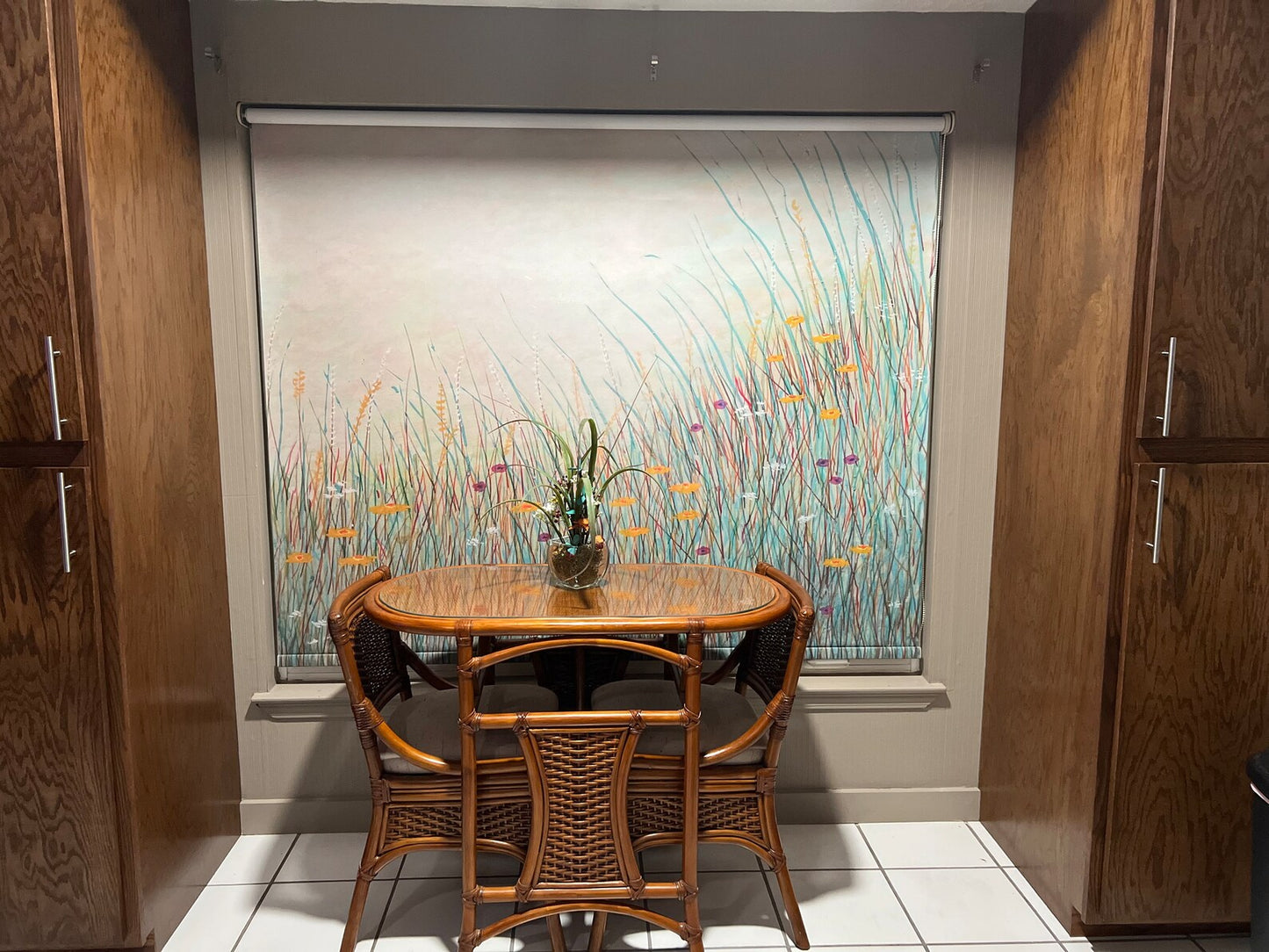 Persiana Enrollable Impresa Naturaleza Tiempo Detenido