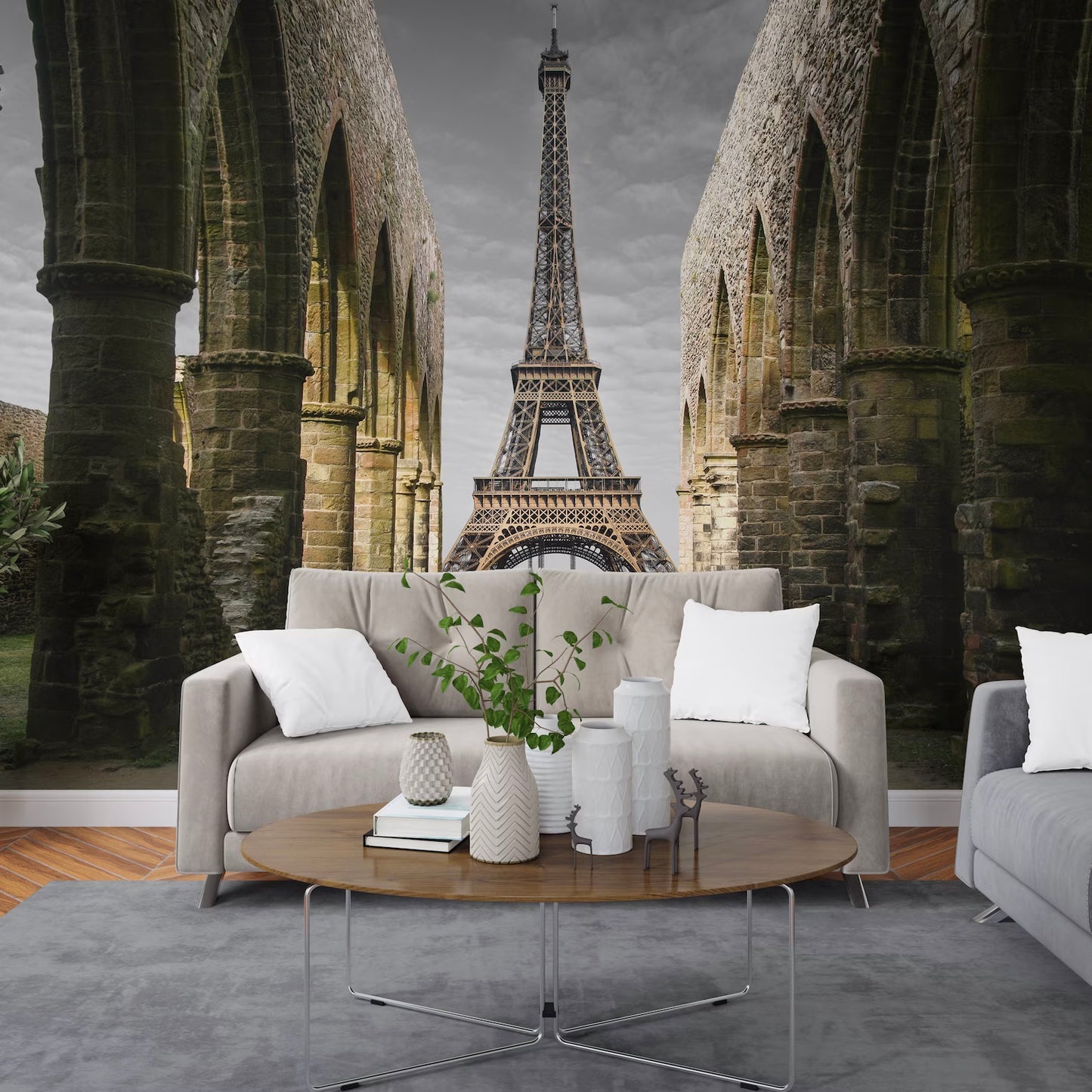 Europrint Torre Eiffel y Columnas de Piedra