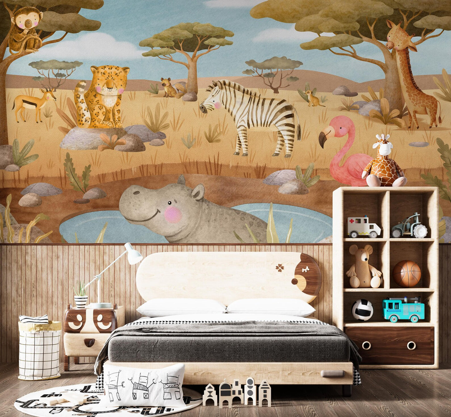 Safari, Cheetah, Hipo y Flamingo