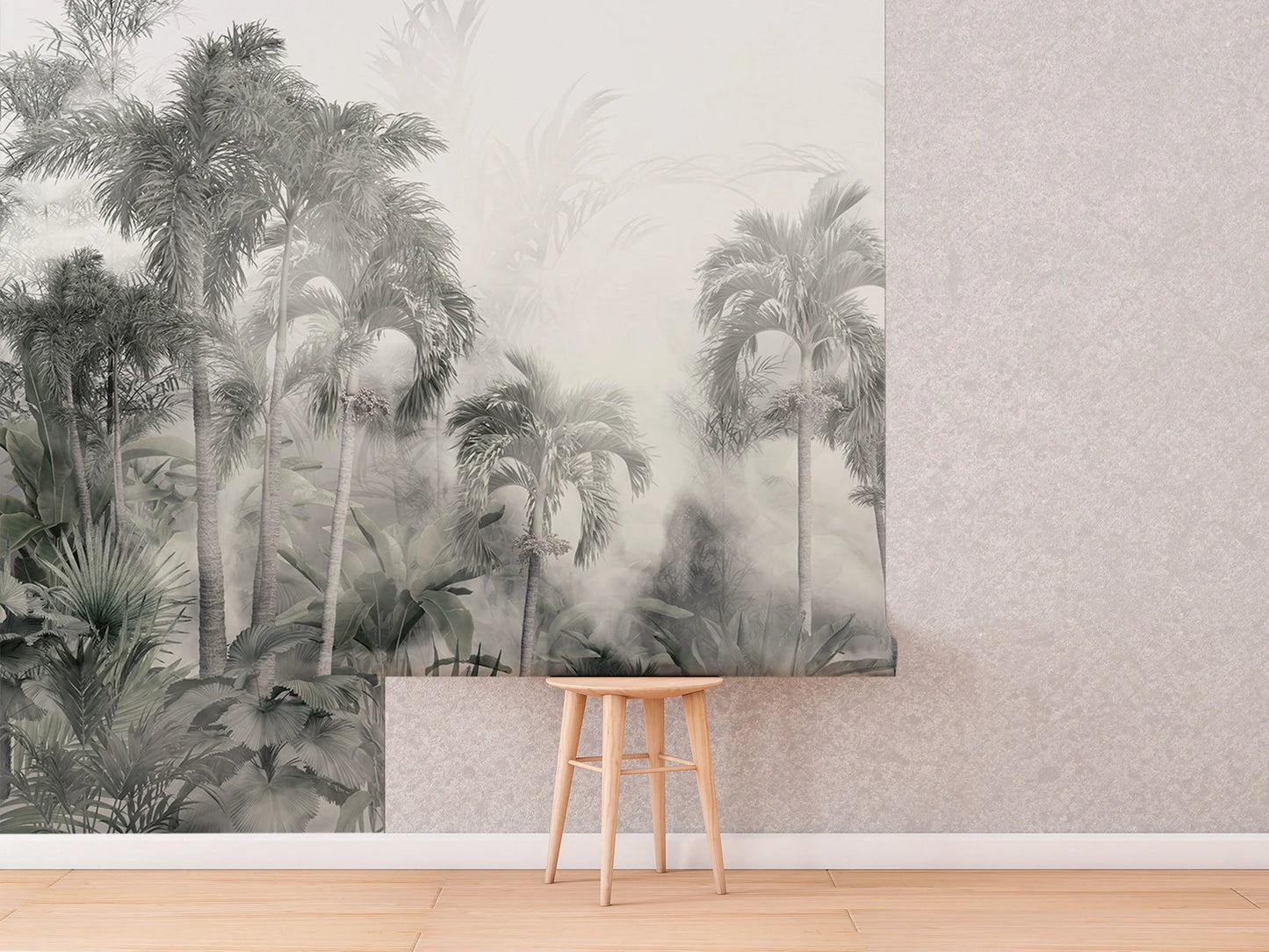 Europrint Palm Trees in Foggy Mood