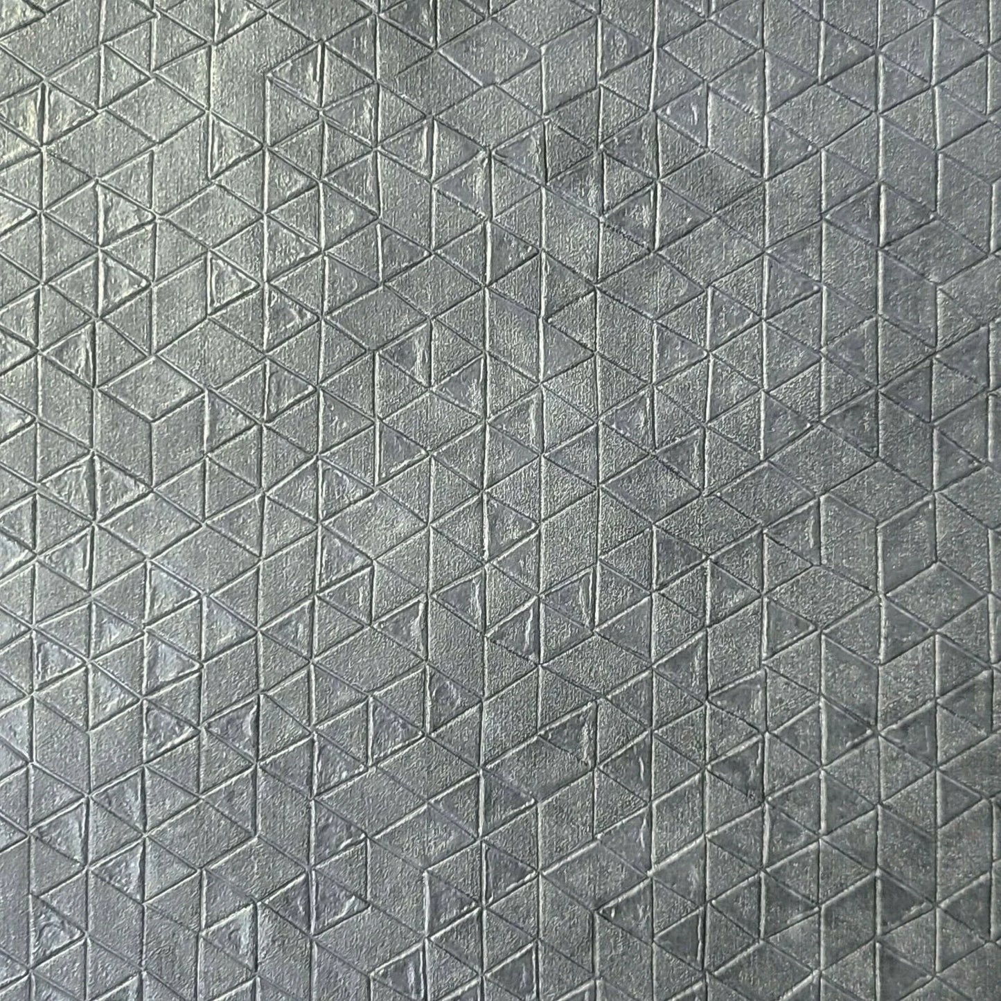 Tapiz Wallpaper Gunmetal Triangles
