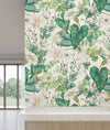 Elegante Patrón Flores y Plantas I
