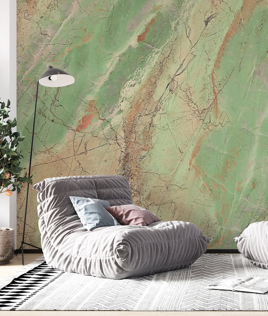 Acid Emerald Green Marble