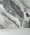 Elegante Mármol Carrara Gris y Blanco