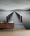 Paisaje Muelle Blanco y Negro
