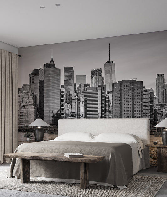 New York Skyline Black & White