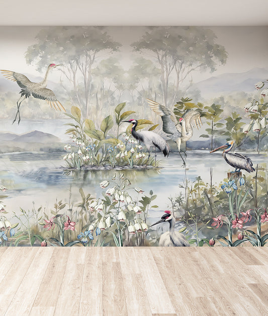 Garzas en Oasis Tropical
