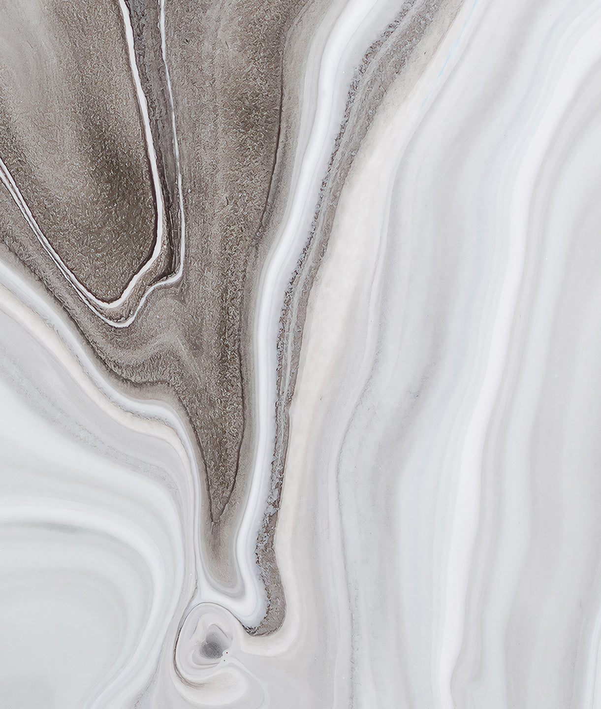 Gray Fluid Art