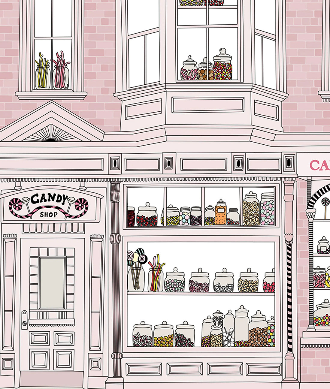 Fachada Candy Store - Pink