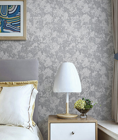 Tapiz Con Textura Industrial Metallic Grey Vintage