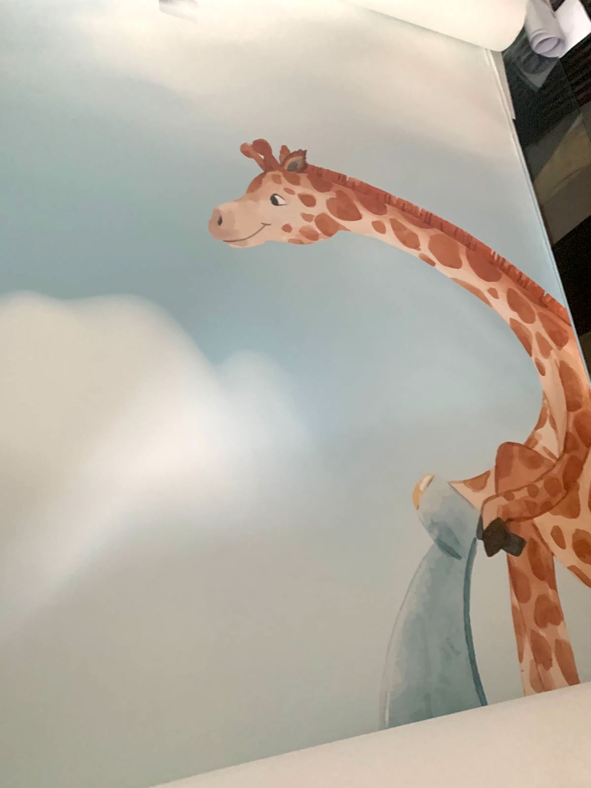 Europrint Jirafa y Animales En La Cuerda Floja