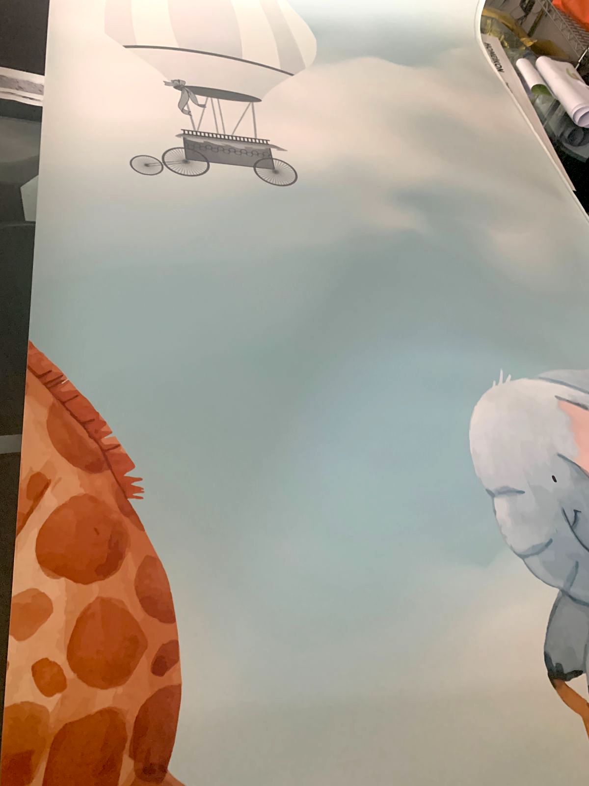 Europrint Jirafa y Animales En La Cuerda Floja