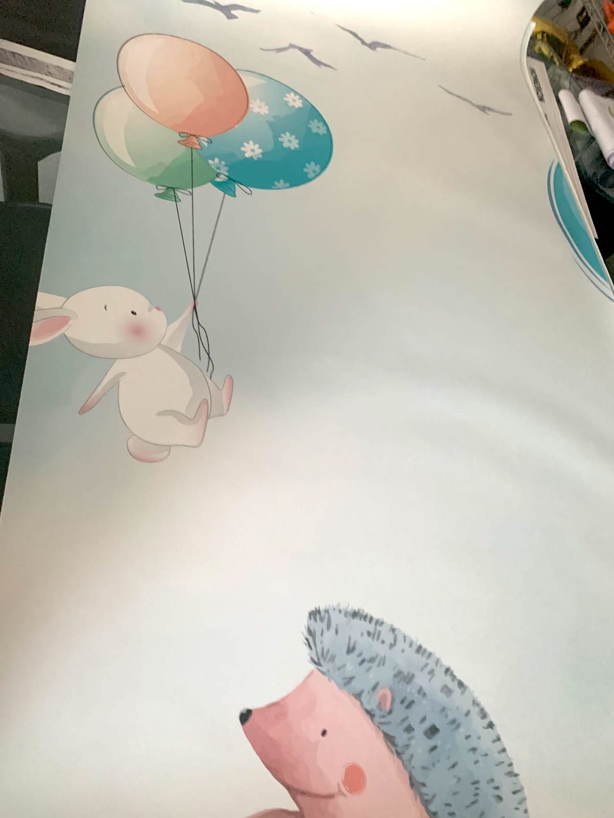 Europrint Jirafa y Animales En La Cuerda Floja