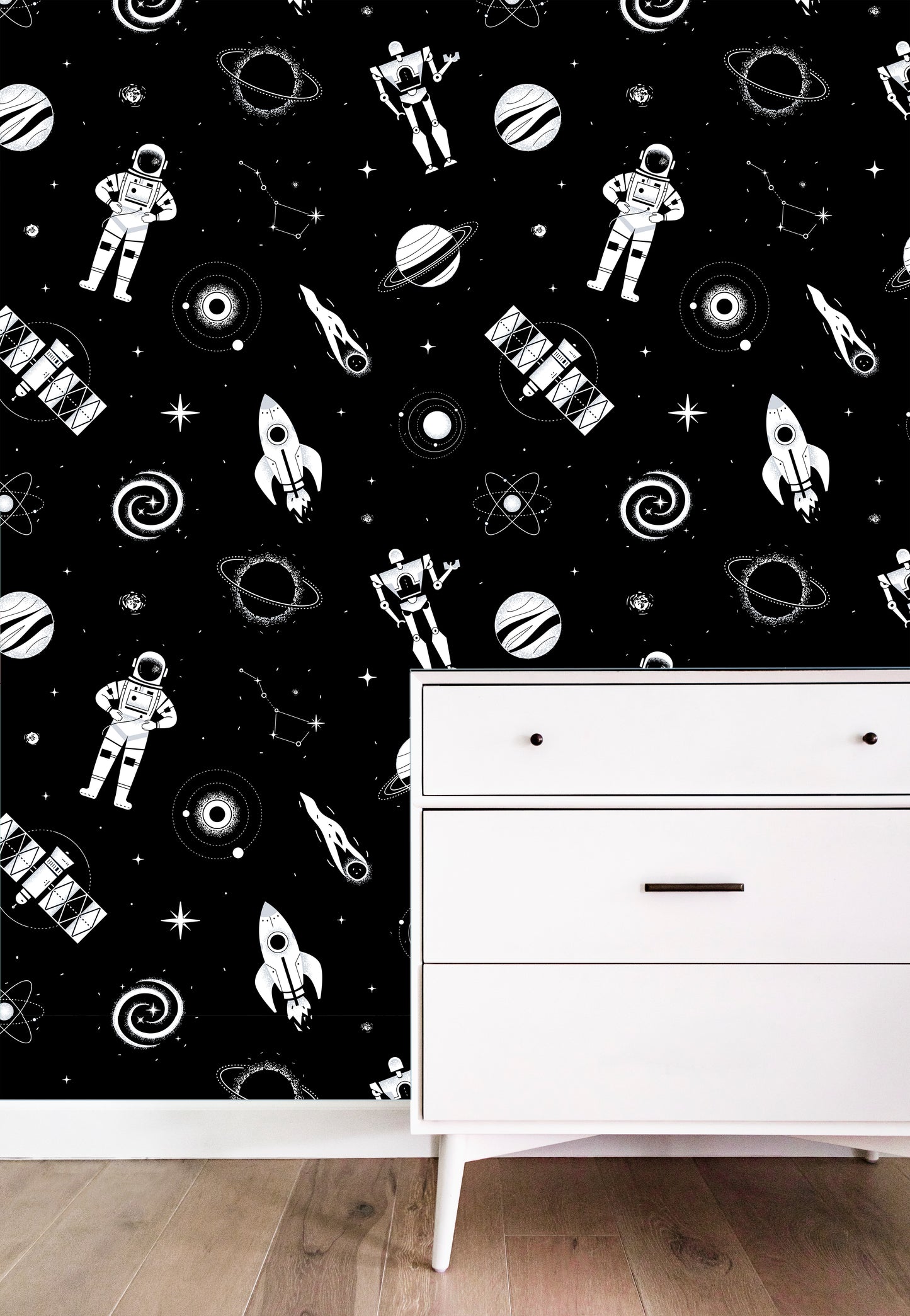 Atronautas, Robots, Planetas y Cohetes