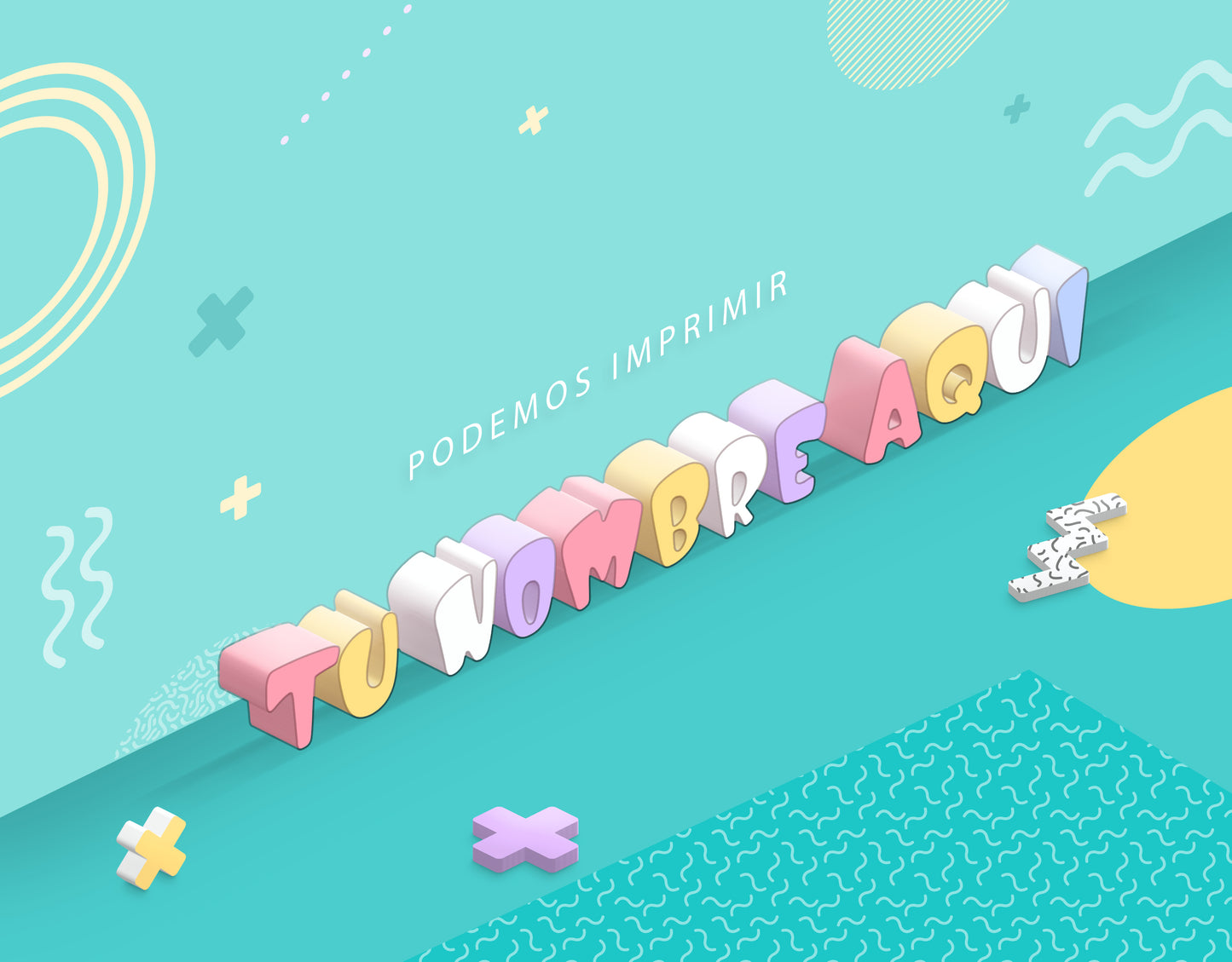 Canvas Decorativo con Nombre Personalizado