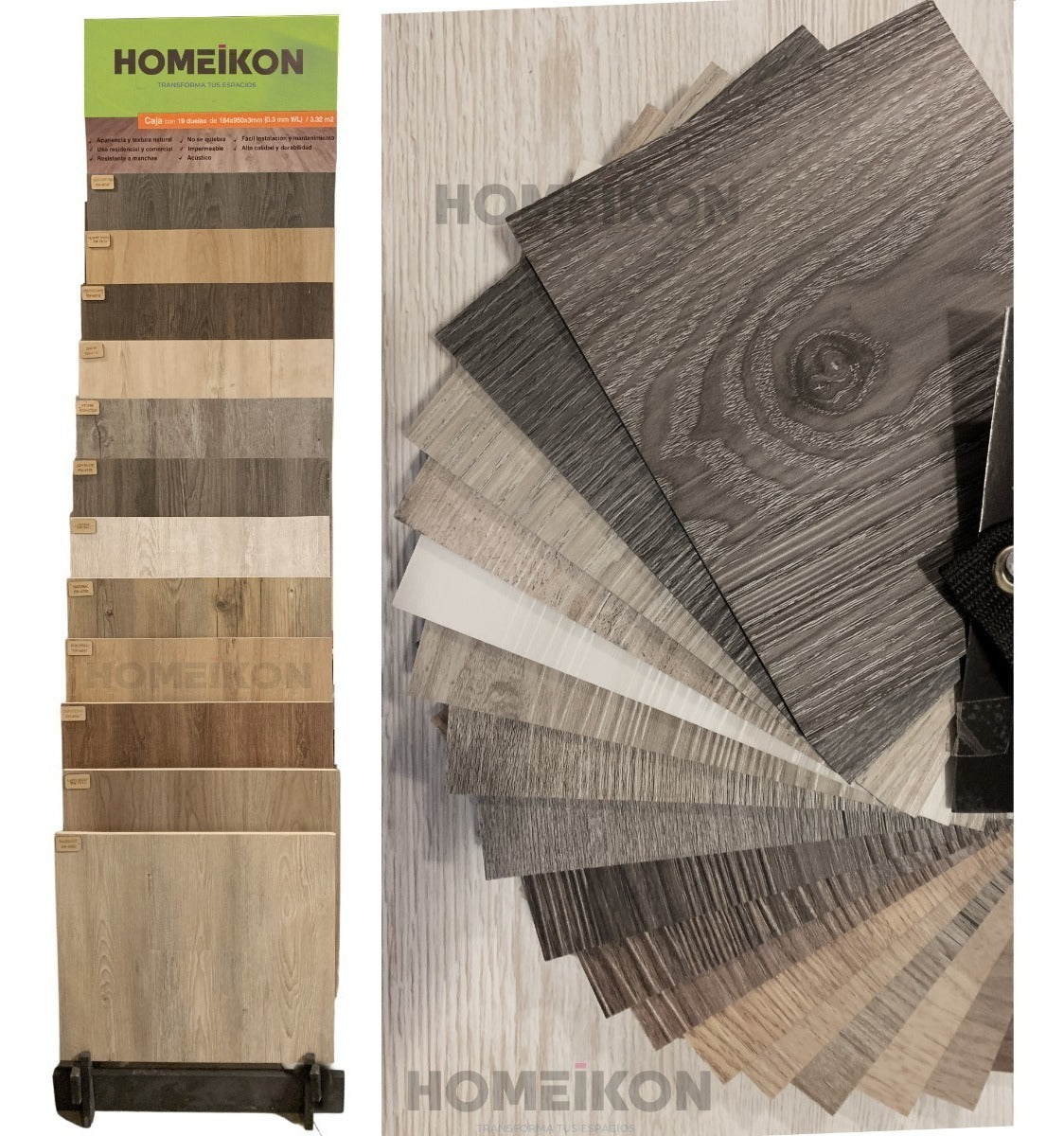 Piso Duela Vinílica Luxury Vinyl Tile 2mm Capuccino