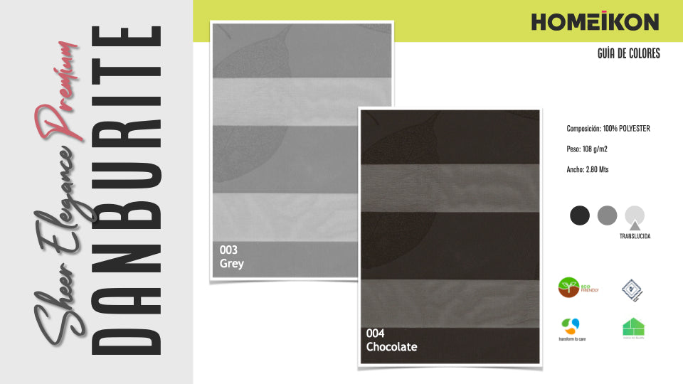 Persiana Sheer Elegance Traslúcida Premium Danburite