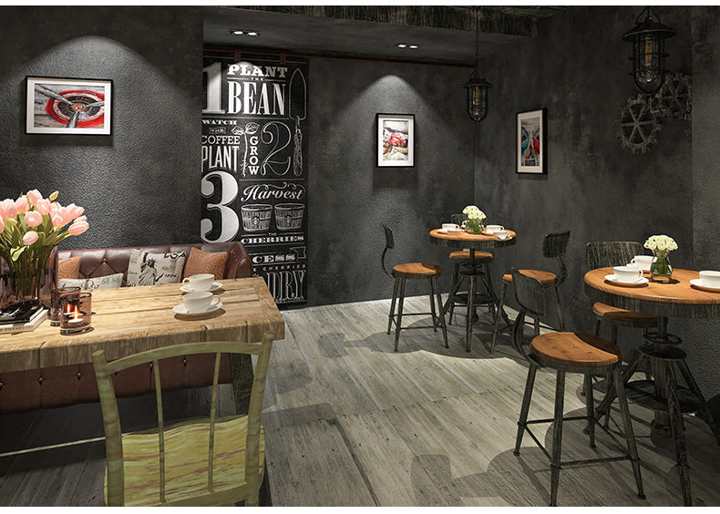 Tapiz Con Textura Efecto de Cemento Obscuro