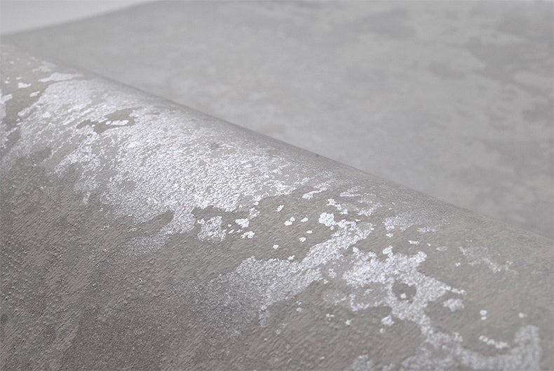 Tapiz Con Textura Industrial Metallic Grey Vintage