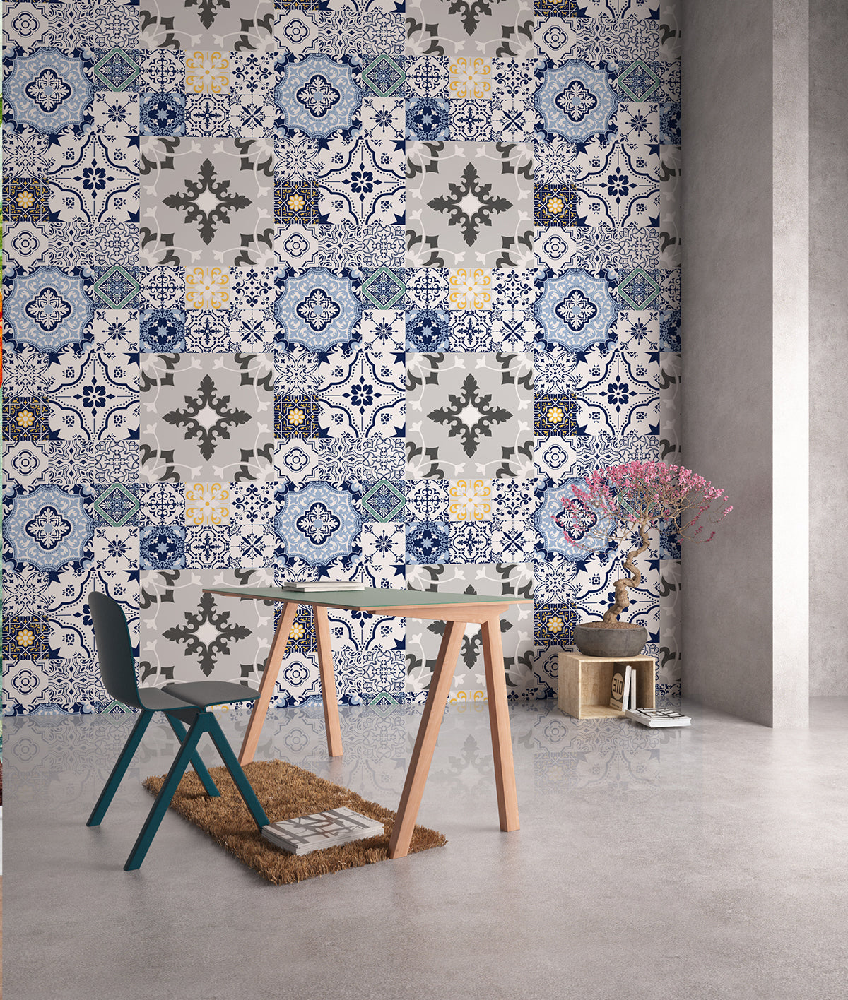 Foto Mural Mosaicos Mediterráneos Contemporáneos