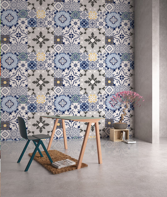 Foto Mural Mosaicos Mediterráneos Contemporáneos