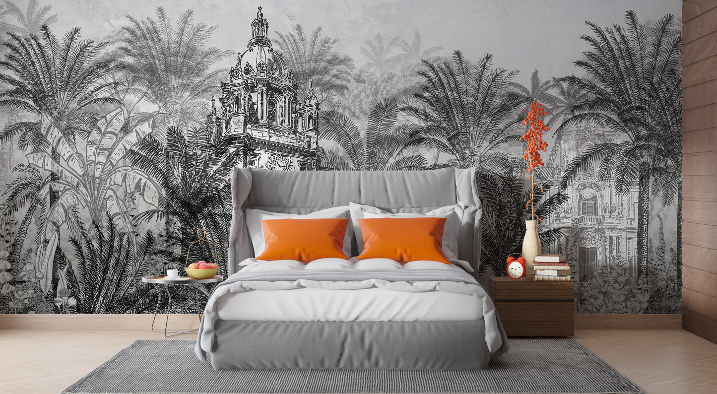 Europrint Bosque y Hacienda Blanco y Negro