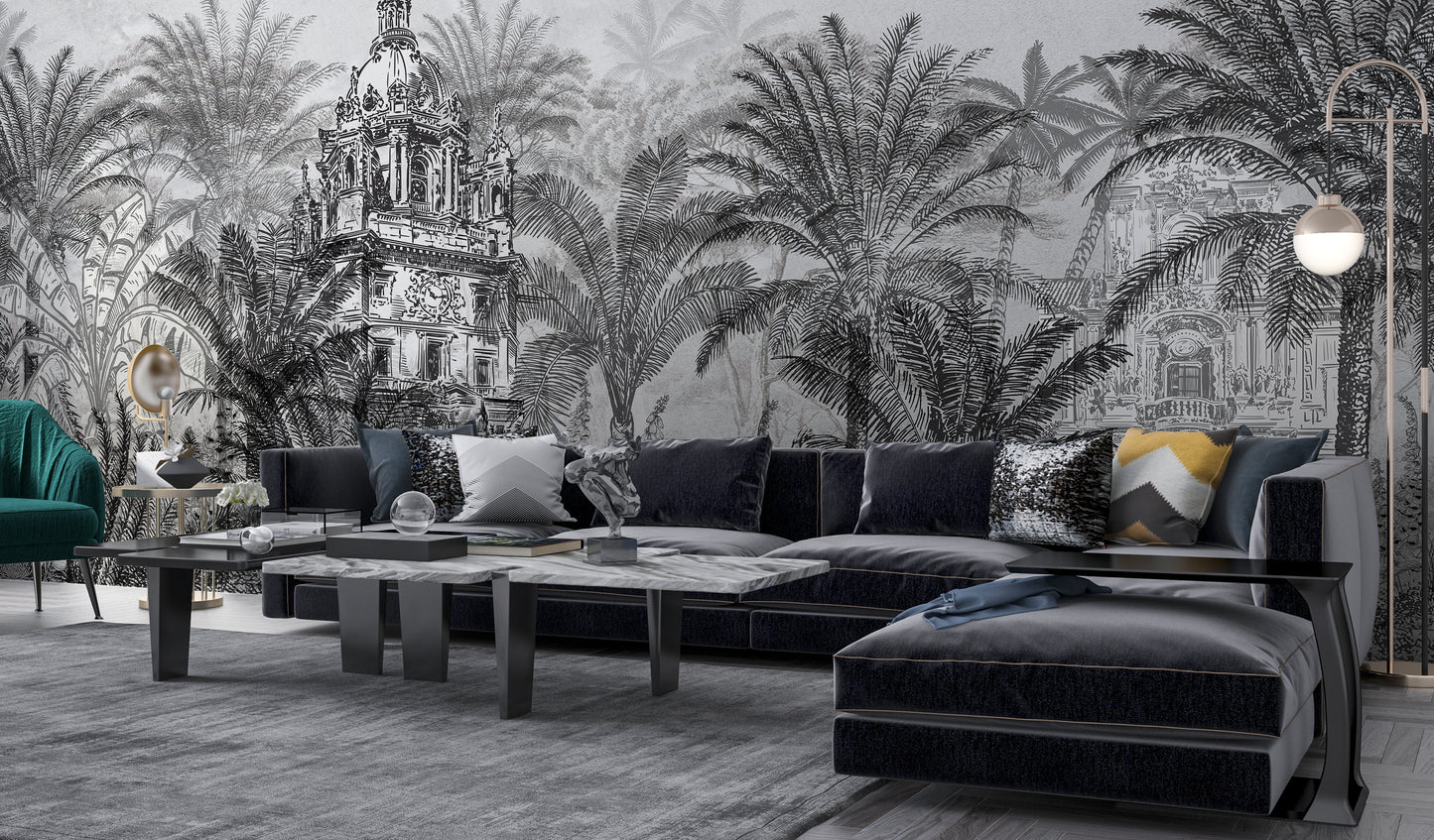 Europrint Bosque y Hacienda Blanco y Negro