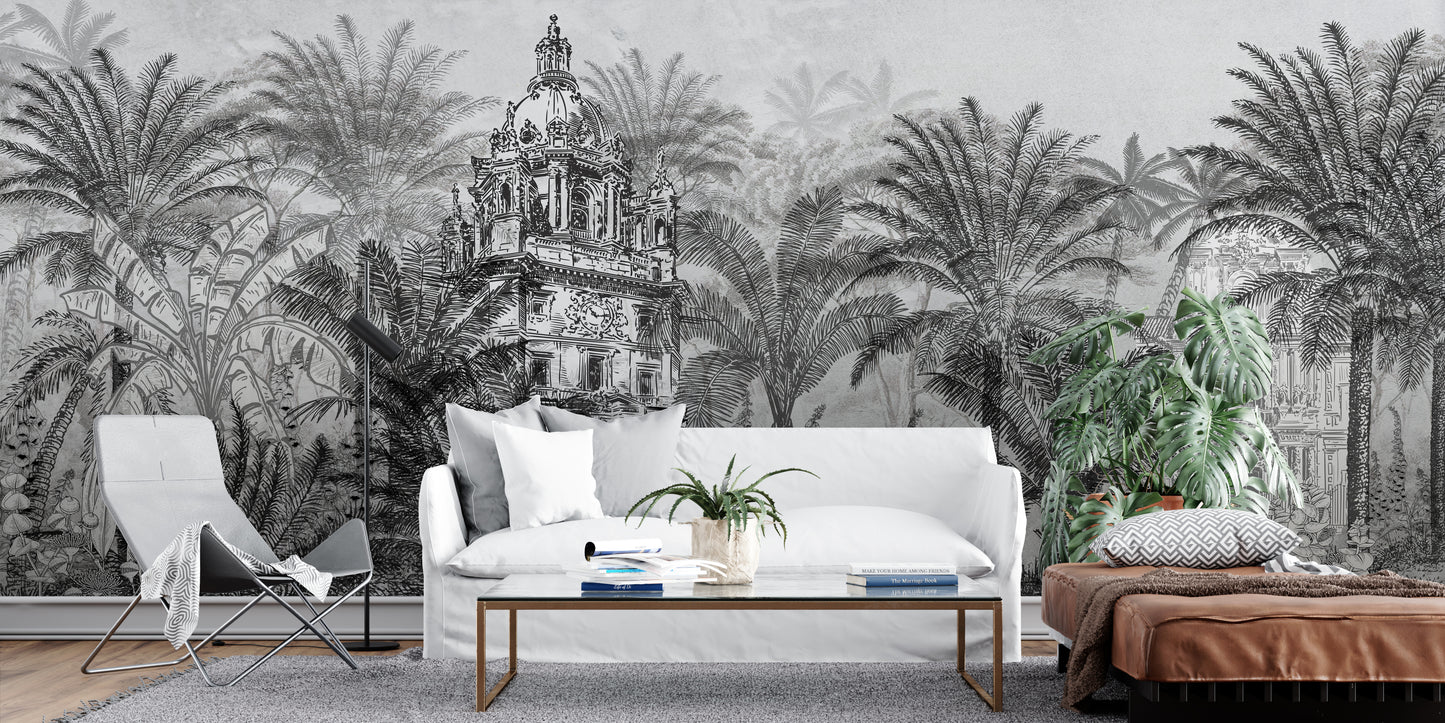 Europrint Bosque y Hacienda Blanco y Negro