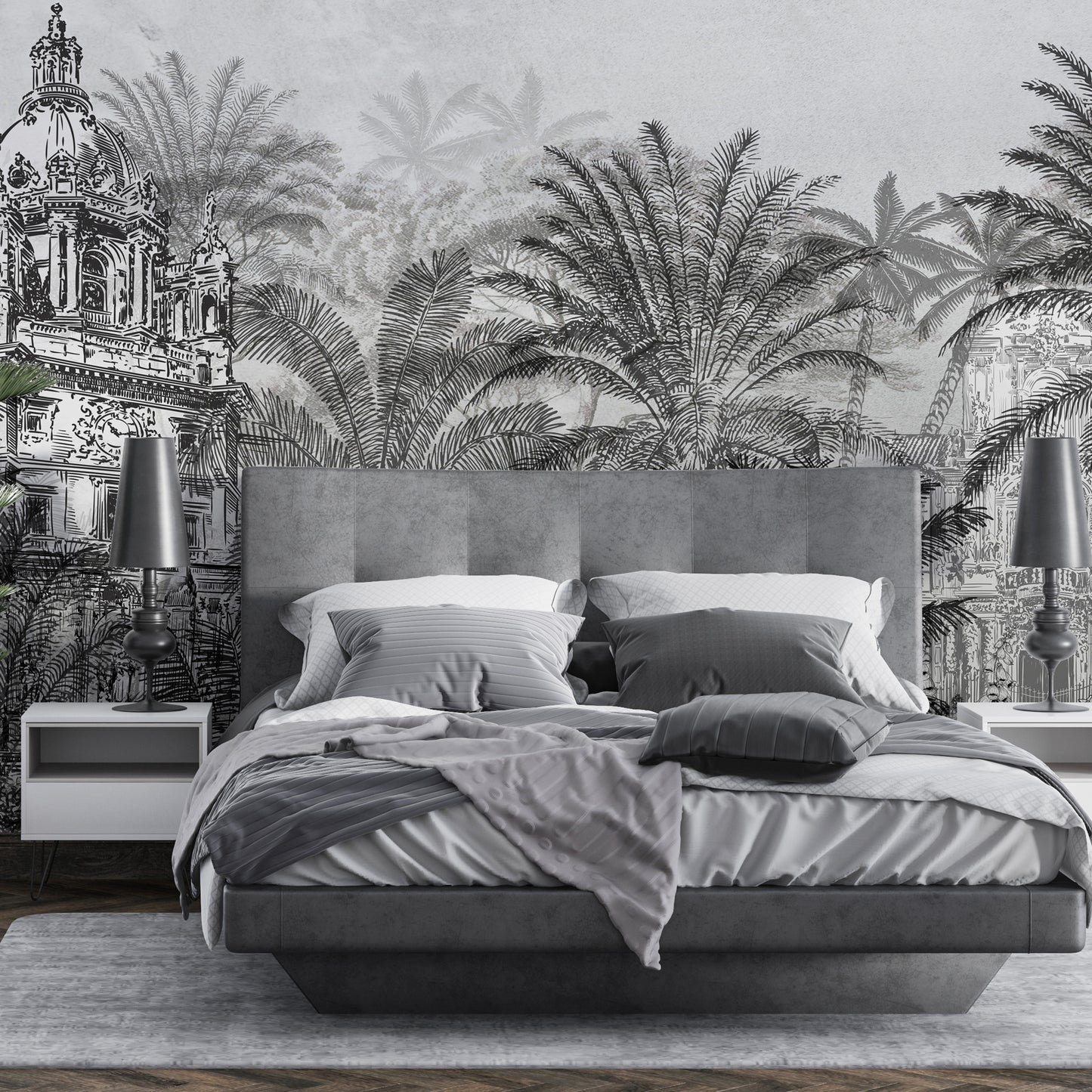 Europrint Bosque y Hacienda Blanco y Negro