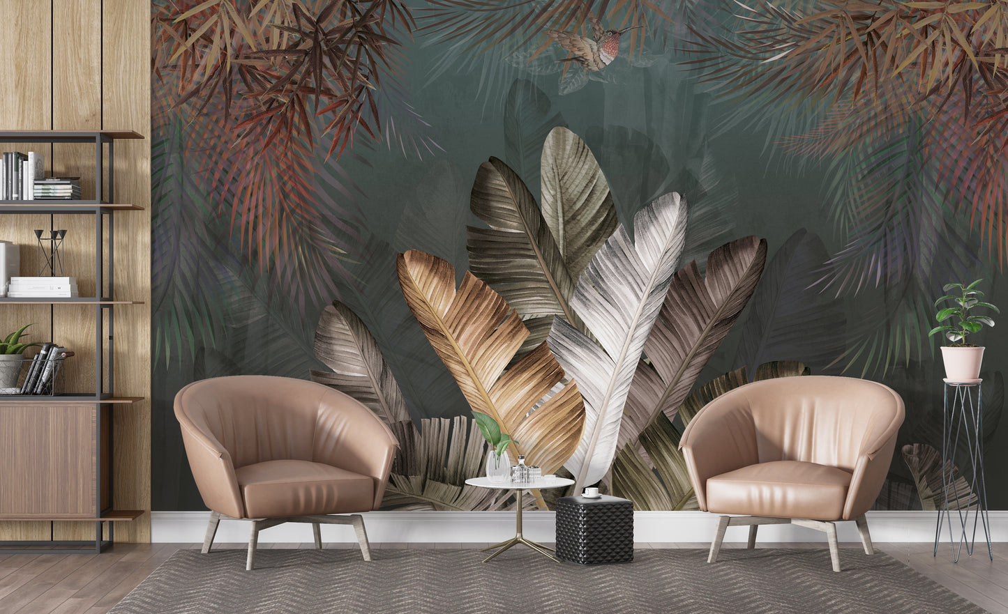 Europrint Plantas Tropicales y Colibrí